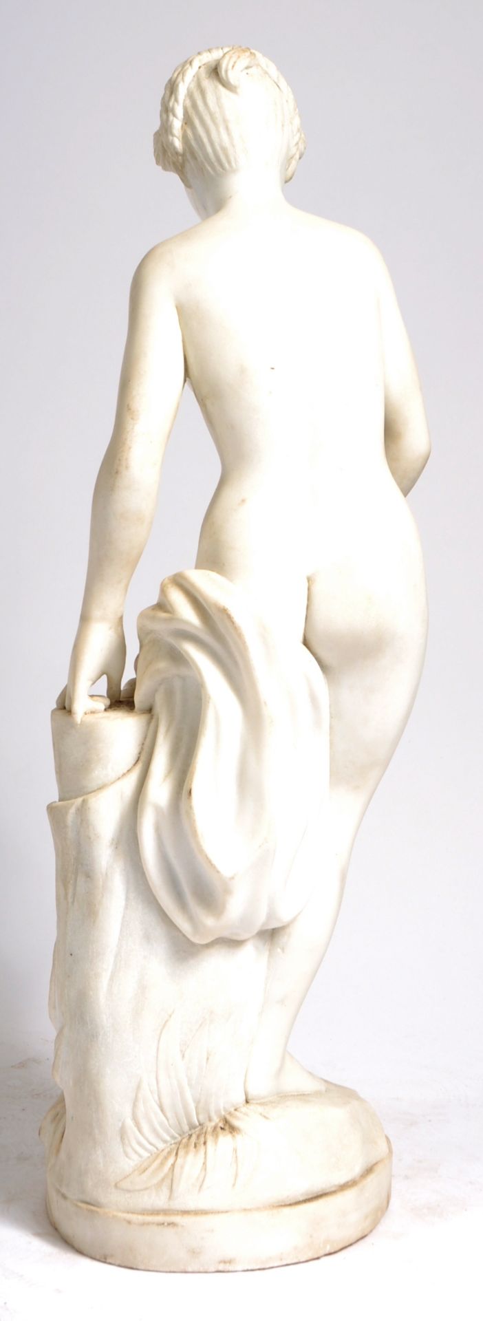 AFTER ETIENNE MAURICE FALCONET STATUE MARBLE - VENUS AU BAIN - Image 5 of 5