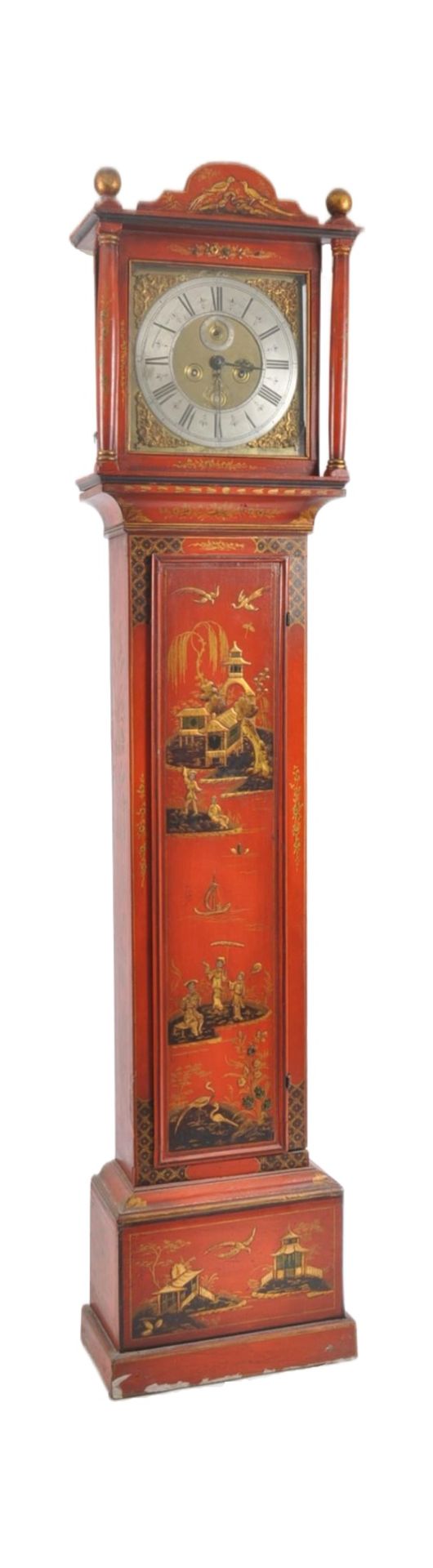 HENRY STOCKAR LONDON - 18TH CENTURY CHINOISERIE LONGCASE CLOCK