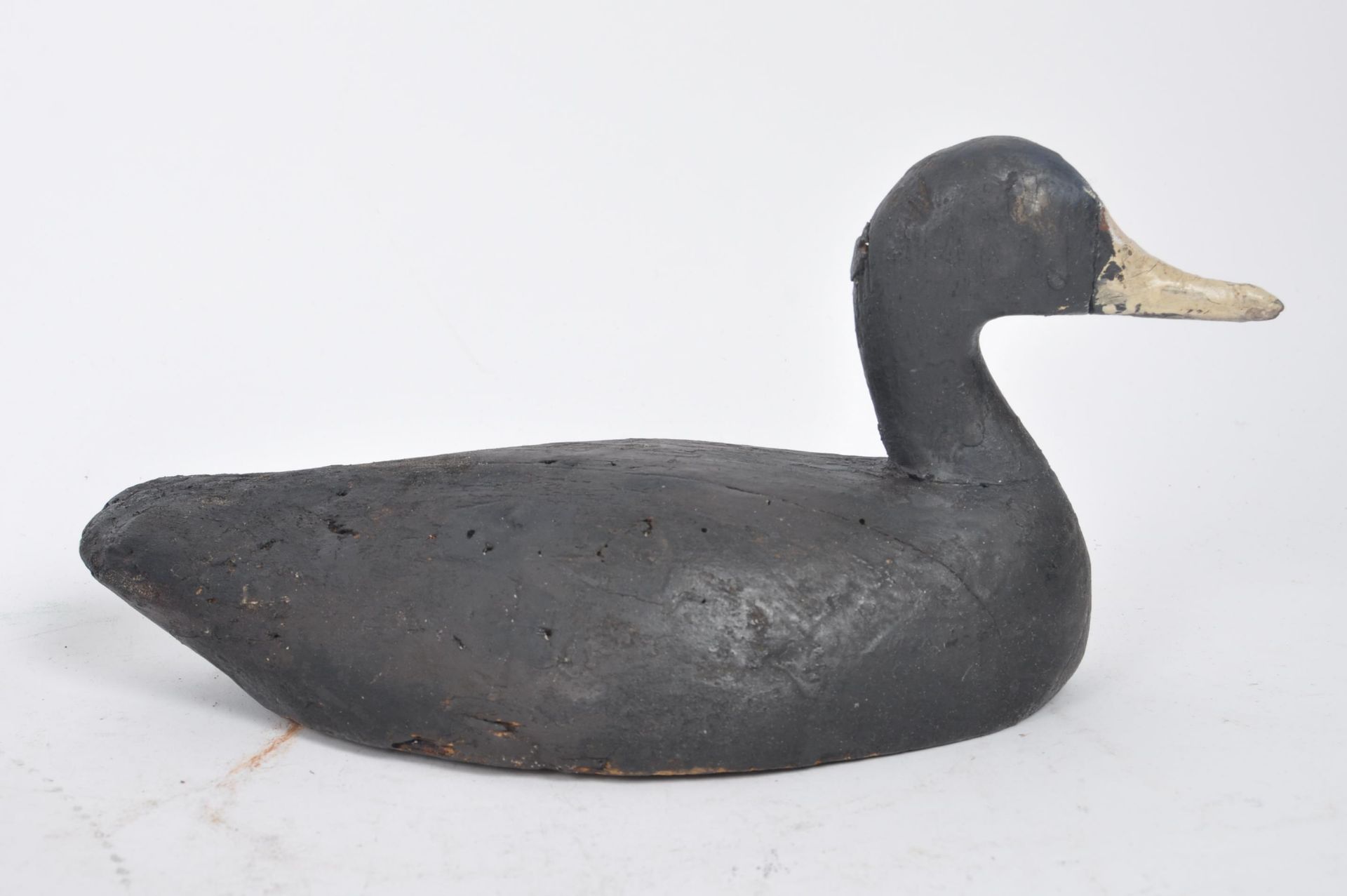 TWO LATE VICTORIAN ENGLISH HAND CARVED DECOY DUCKS - Image 3 of 6