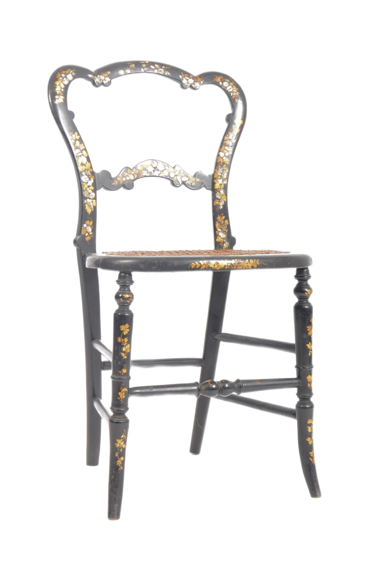 19TH CENTURY REGENCY CHINOISERIE SIDE CHAIR