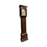 JAMES BUSH -LONDON QUEEN ANNE WALNUT LONGCASE CLOCK