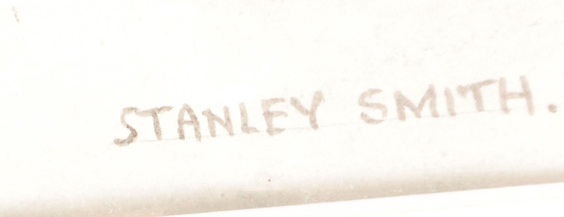 STANLEY SMITH - 20TH CENTURY WATERCOLOUR OF HARBOUR SCENE - Bild 4 aus 7