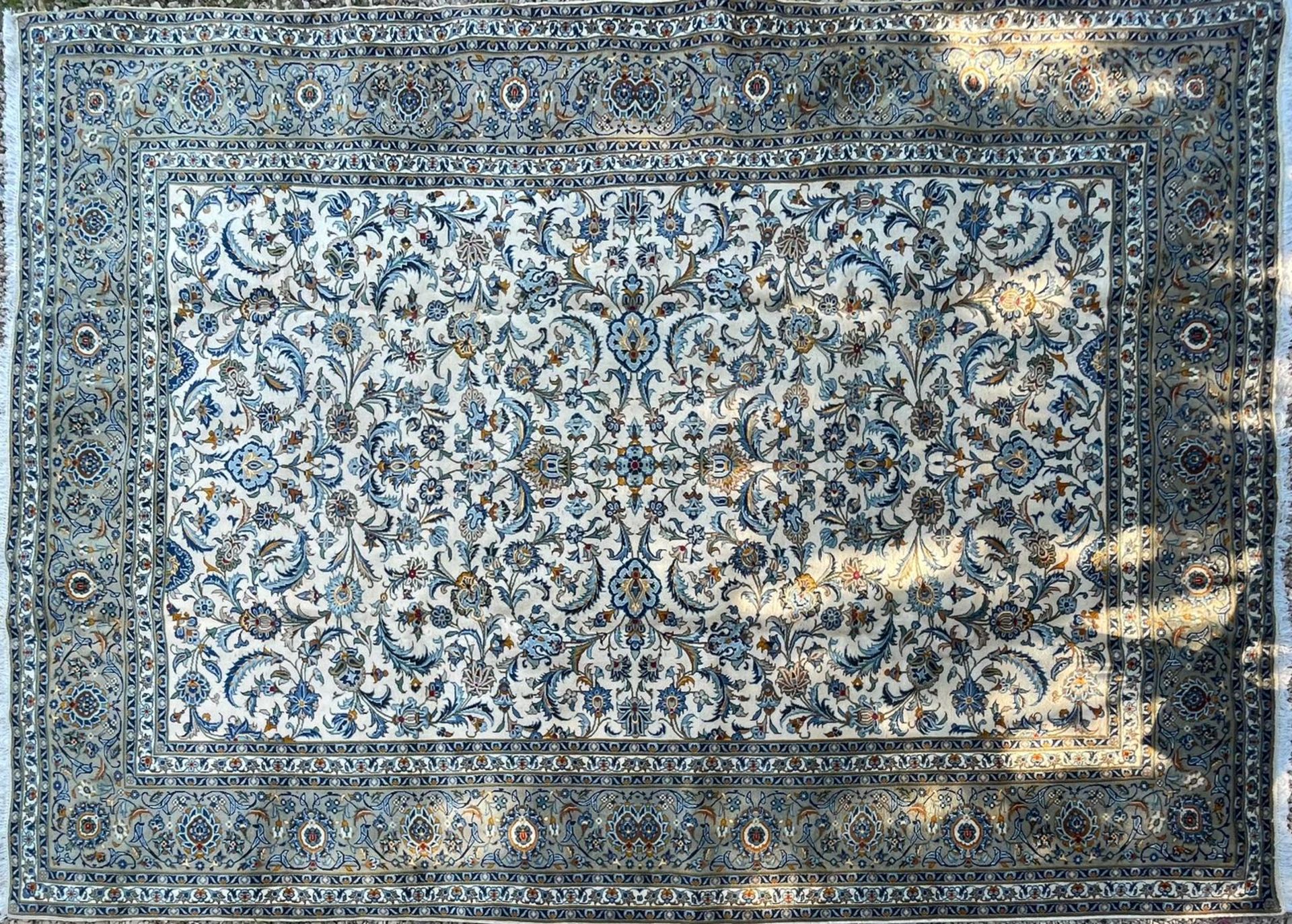 EARLY 20TH CENTURY CENTRAL PERSIAN KASHAN FLOOR CARPET RUG