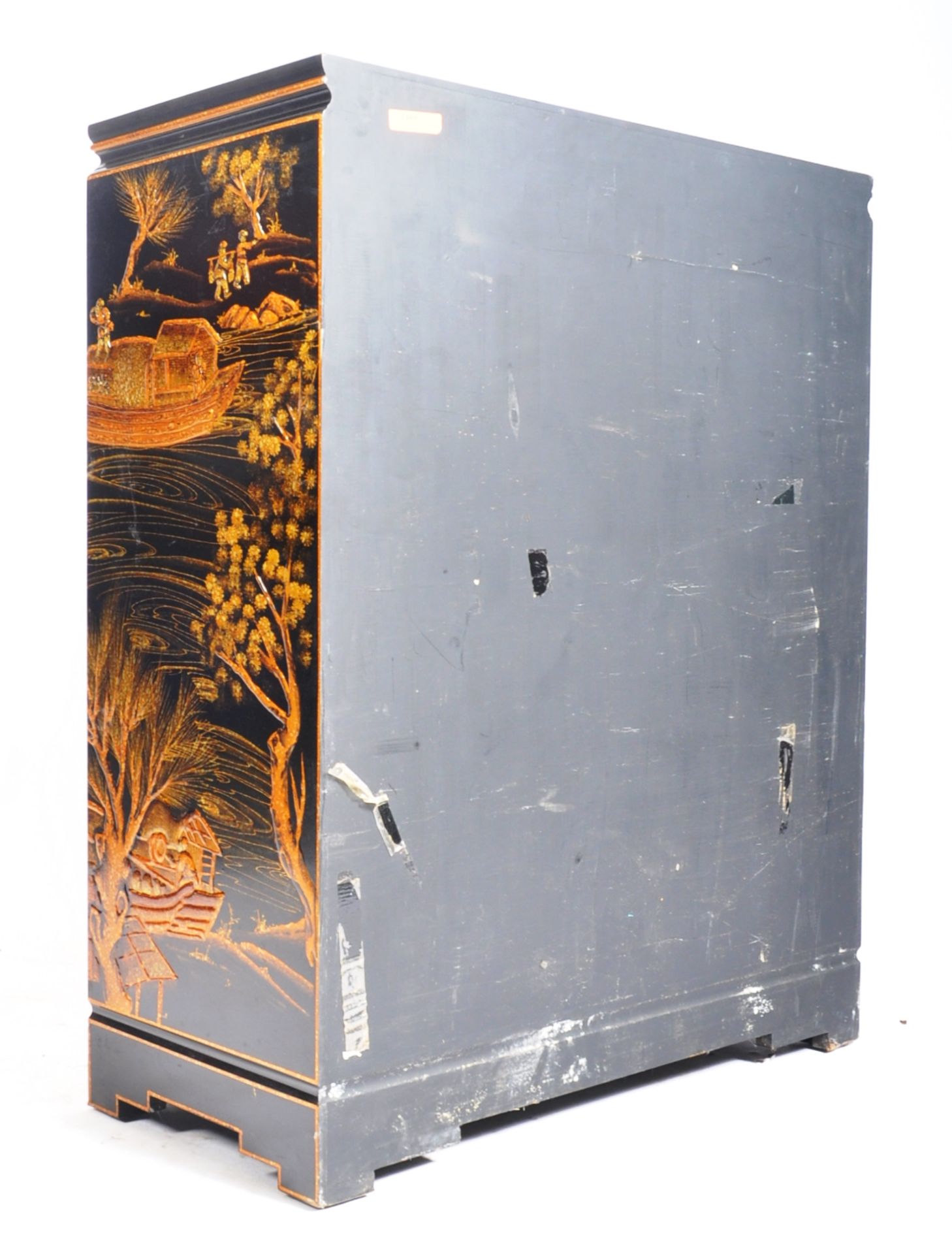 EARLY 20TH CENTURY 1930S CHINESE ORIENTAL CHINOISERIE CUPBOARD - Image 10 of 10