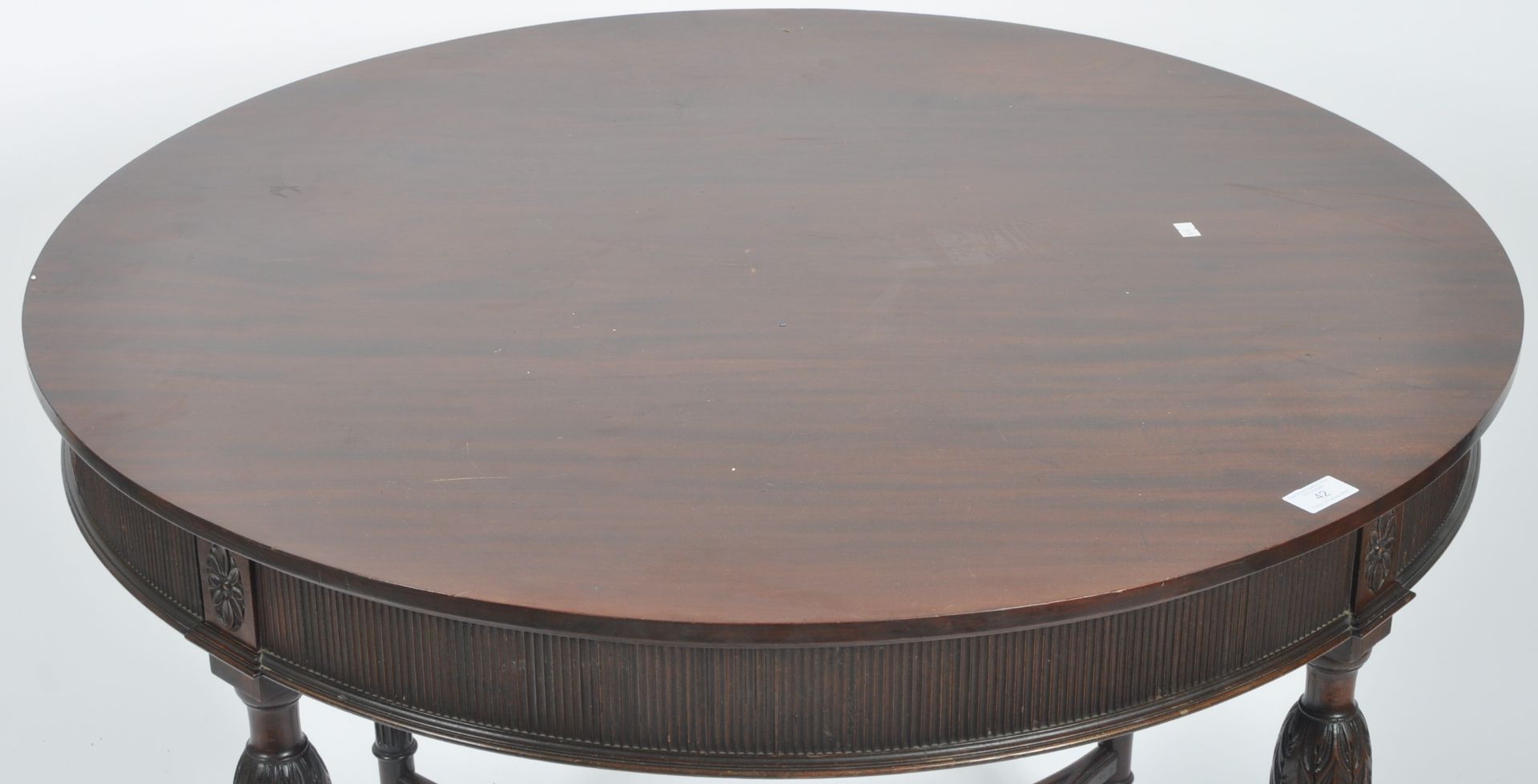 EDWARDIAN MAHOGANY ADAMS REVIVAL CENTRE OCCASIONAL TABLE - Image 3 of 9