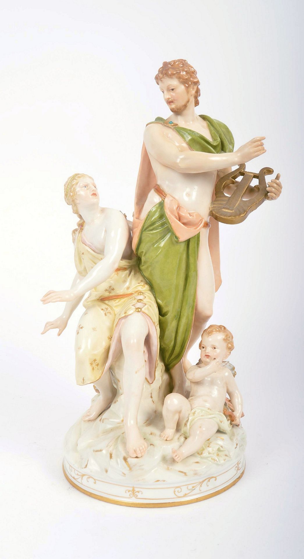 19TH CENTURY GERMAN KPM FIGURINE GROUP