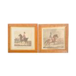 MITCHELSON OF MIDDLETON WATERCOLOUR CAVALRY DRAWINGS.