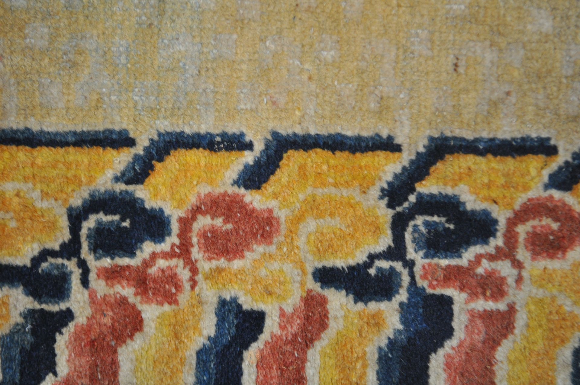 EARLY 20TH CENTURY CHINESE NINGXIA CARPET FLOOR RUG - Image 3 of 8