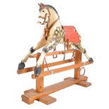G & J LINES BROTHERS MANNER ROCKING HORSE WITH SADDLE