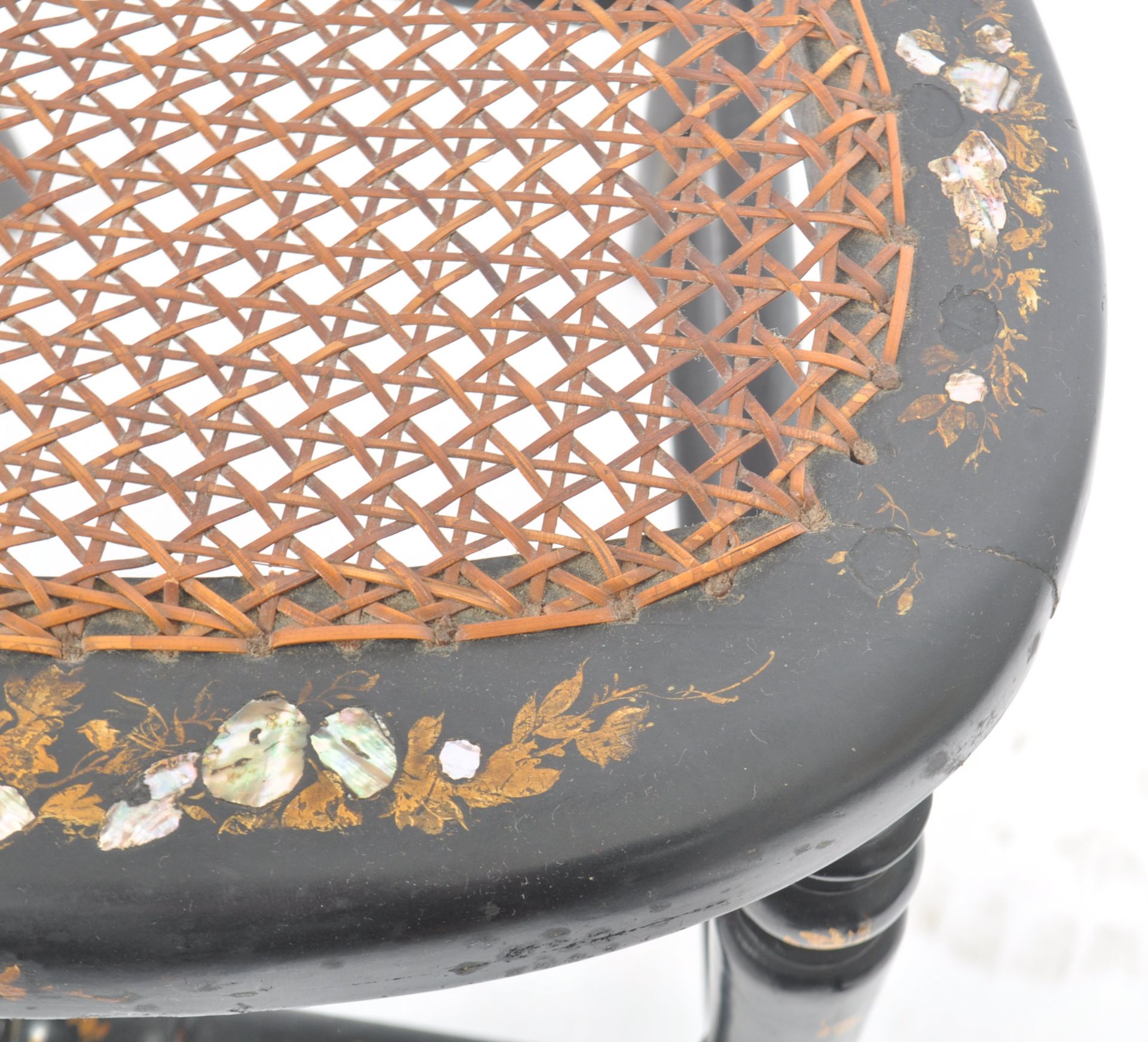 19TH CENTURY REGENCY CHINOISERIE SIDE CHAIR - Image 3 of 6