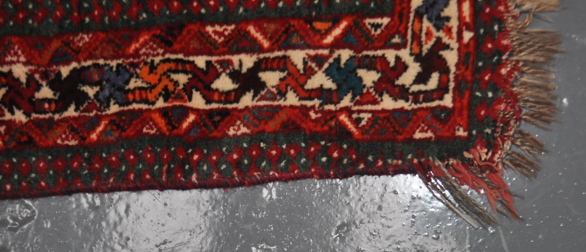 PERSIAN NOMADIC QASHQAI HAND KNOTTED FLOOR CARPET RUG - Image 9 of 13