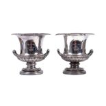 PAIR 19TH CENTURY SHEFFIELD PLATE WINE COOLERS - SHIPPING INTEREST