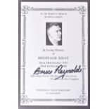 THE GREAT TRAIN ROBBERY - BRUCE REYNOLDS SIGNED KRAY ORDER OF SERVICE