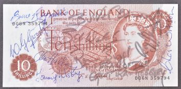 THE GREAT TRAIN ROBBERY - MULTI-SIGNED BANK NOTE
