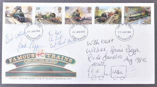 THE GREAT TRAIN ROBBERY - DUAL SIGNED FDC