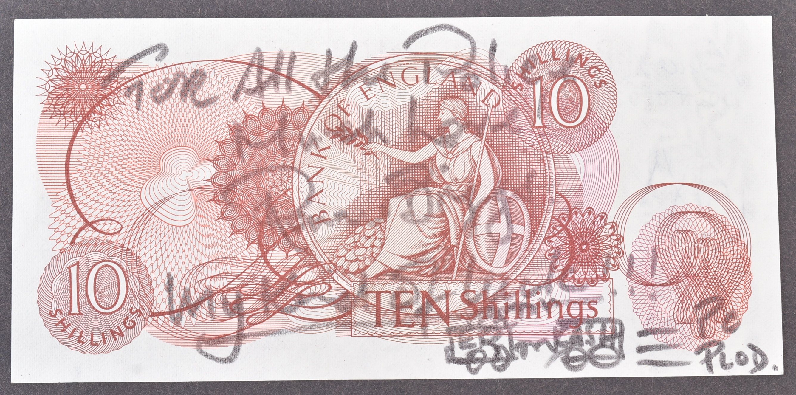 THE GREAT TRAIN ROBBERY - MULTI-SIGNED BANK NOTE - Image 2 of 2
