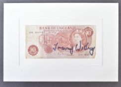 THE GREAT TRAIN ROBBERY - TOMMY WISBEY (D.2017) - SIGNED BANK NOTE