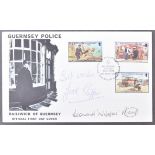 THE GREAT TRAIN ROBBERY - SLIPPER & READ DUAL SIGNED FDC