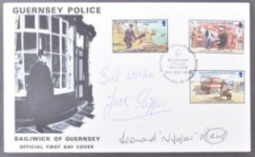 THE GREAT TRAIN ROBBERY - SLIPPER & READ DUAL SIGNED FDC