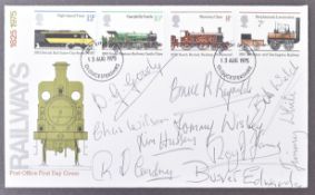 THE GREAT TRAIN ROBBERY - MULTI-SIGNED FIRST DAY COVER