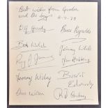 THE GREAT TRAIN ROBBERY - MULTI-SIGNED CARD