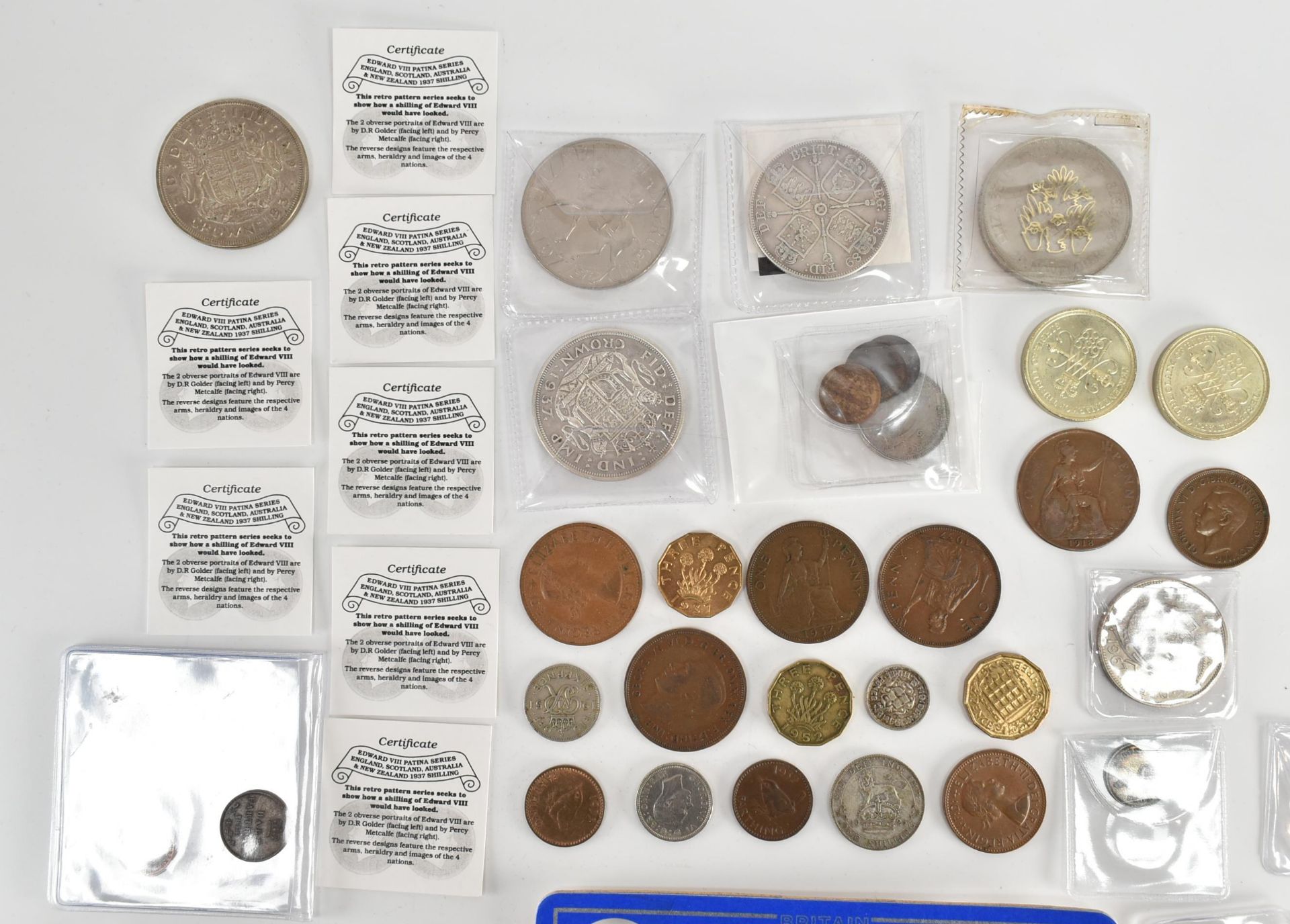 COLLECTION OF VICTORIAN & LATER SILVER & COMMEMORATIVE COINS - Image 2 of 5