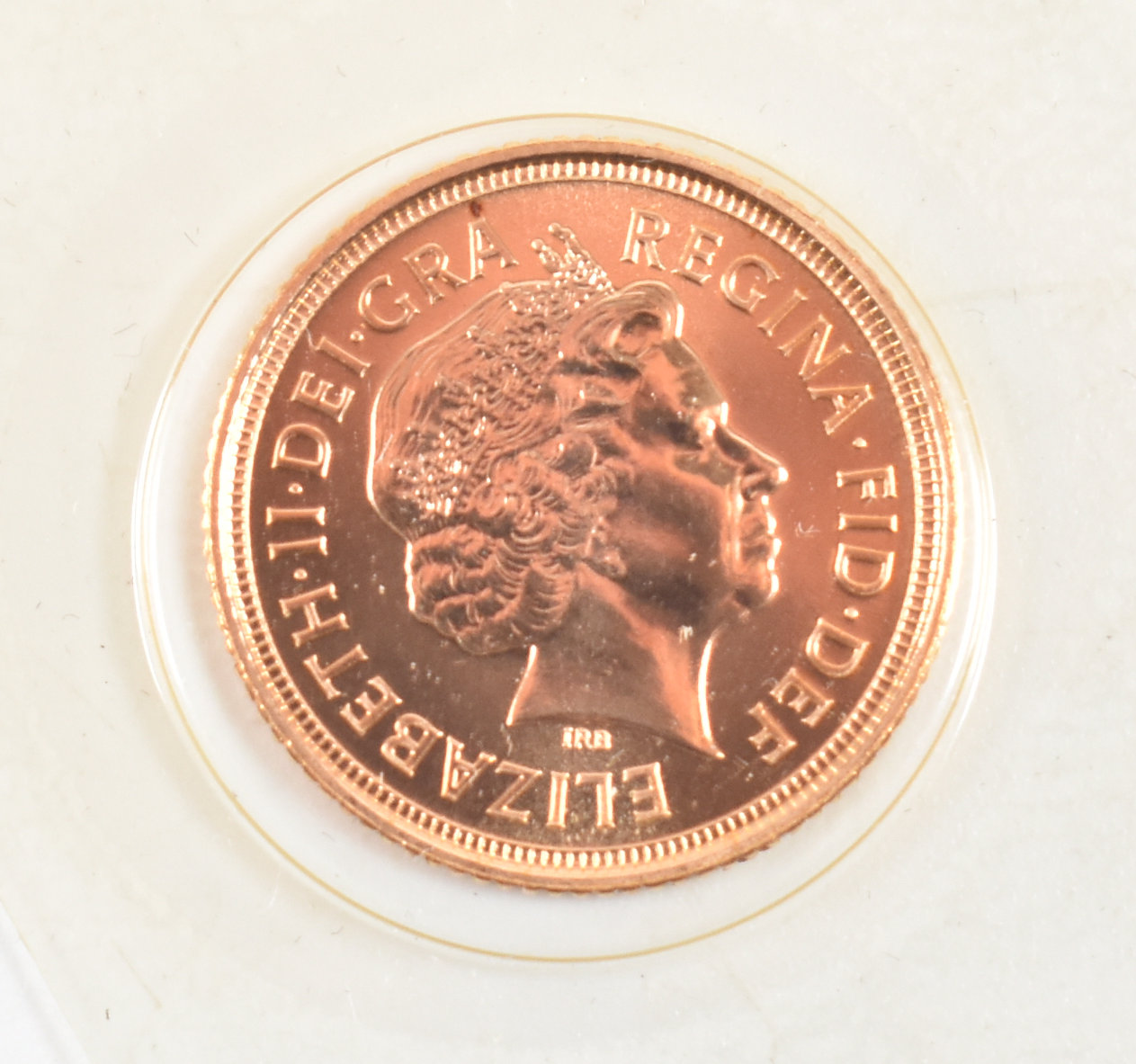 ELIZABETH II 2005 22CT GOLD HALF SOVEREIGN