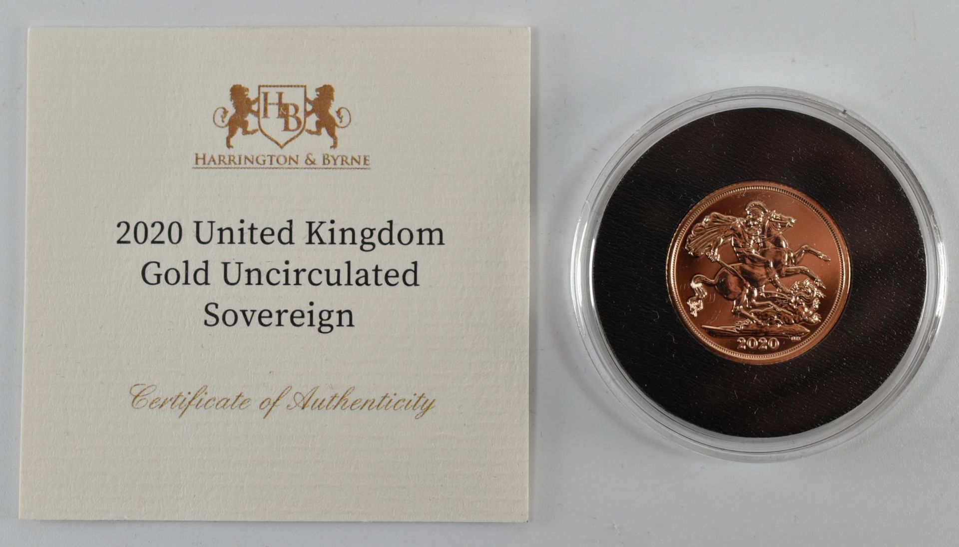 ELIZABETH II 2020 22CT GOLD UNCIRCULATED FULL SOVEREIGN