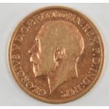 GEORGE V 1913 22CT GOLD FULL SOVEREIGN COIN