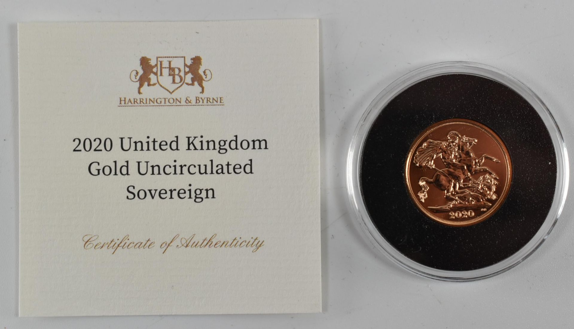 ELIZABETH II 2020 22CT GOLD UNCIRCULATED FULL SOVEREIGN