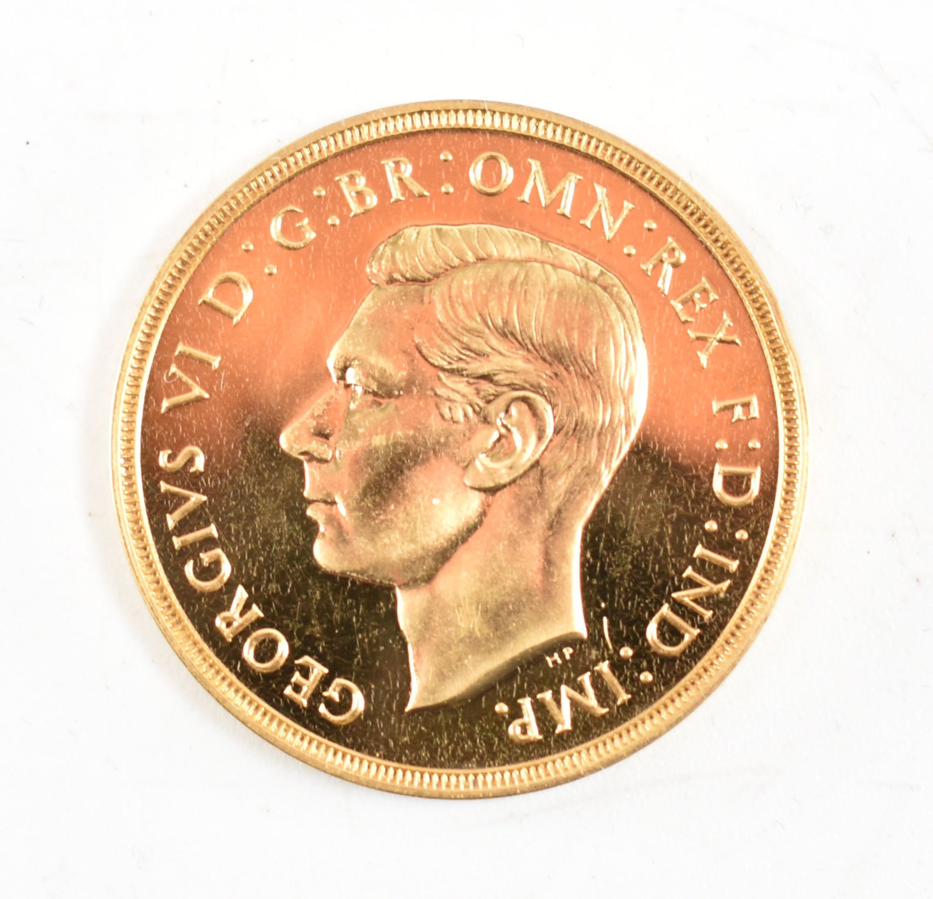 UNITED KINGDOM GEORGE VI 1937 22CT GOLD 2 POUNDS DOUBLE SOVEREIGN