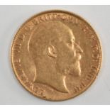 EDWARD VII 1903 22CT GOLD HALF SOVEREIGN COIN