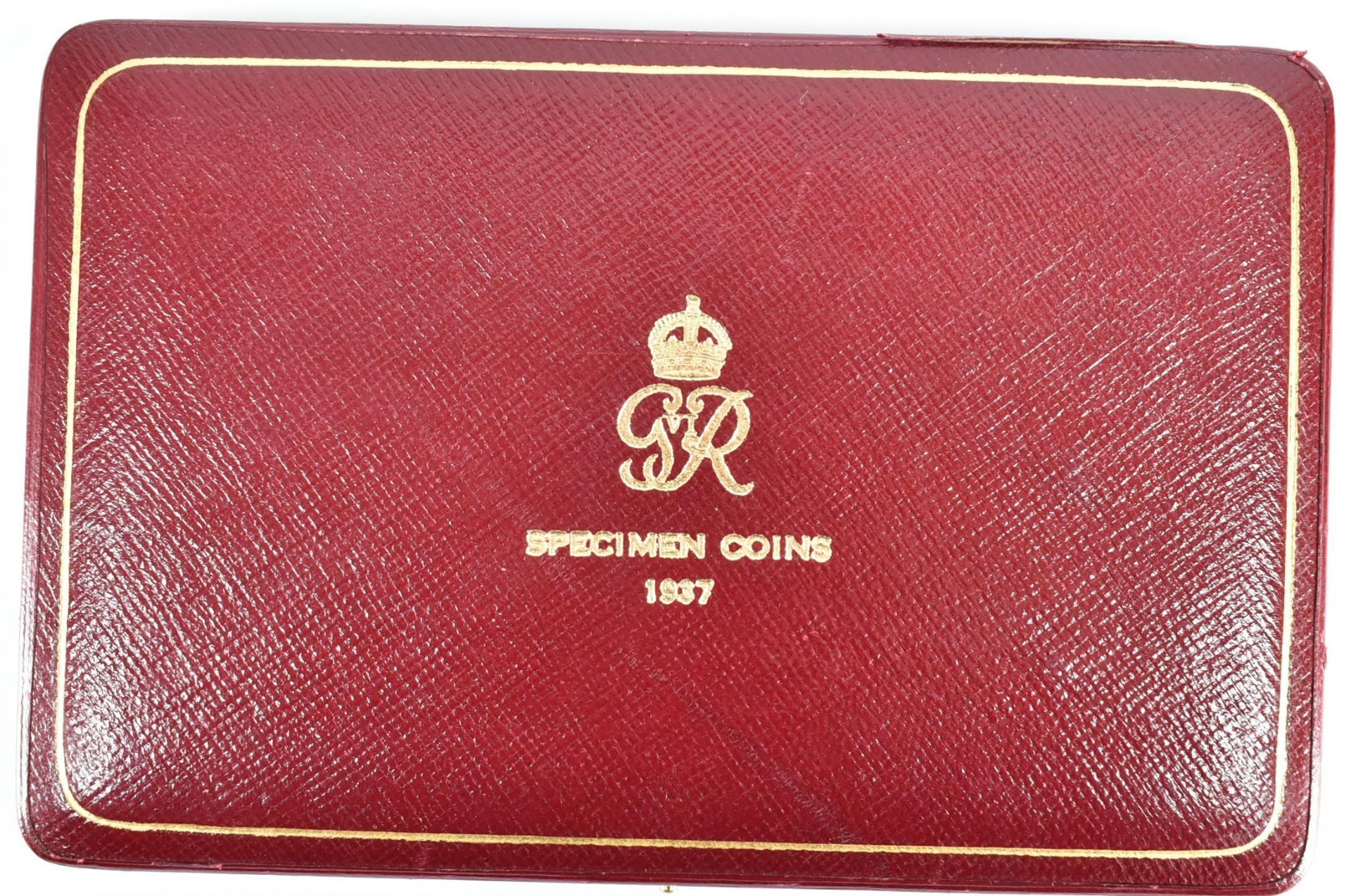 1937 - 15 PROOF SPECIMEN COINS SET IN LEATHER CASE - Bild 4 aus 4