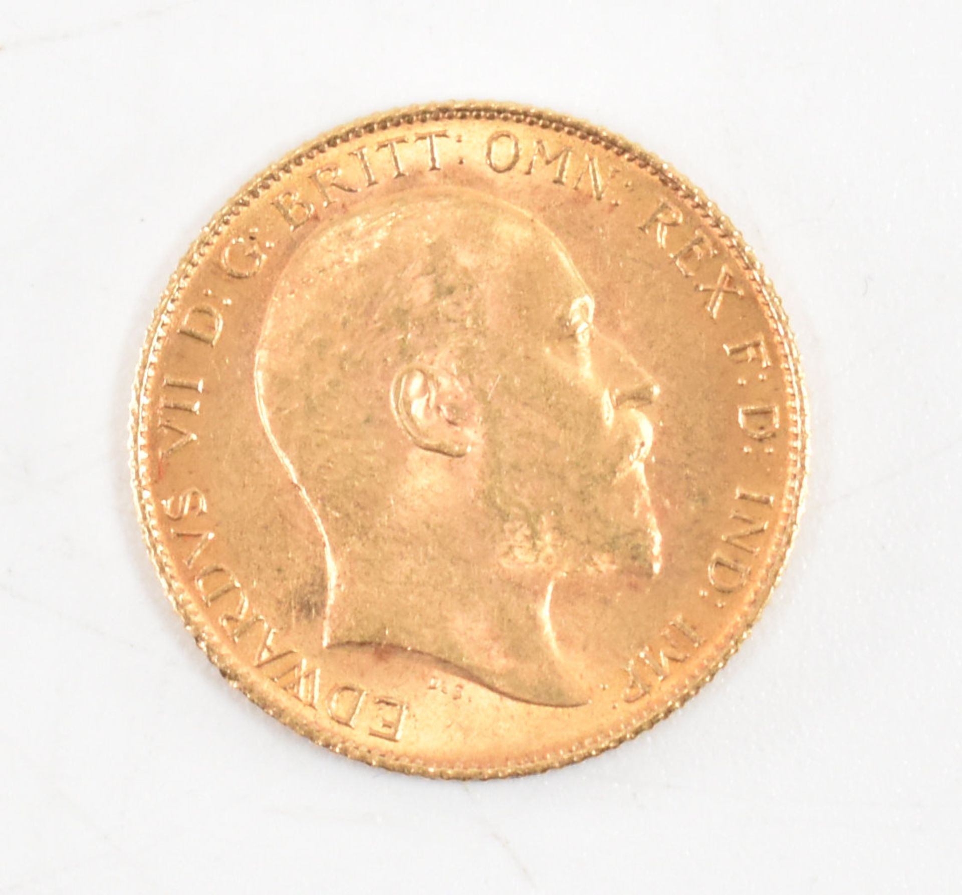 EDWARD VII 1906 22CT GOLD HALF SOVEREIGN