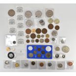 COLLECTION OF VICTORIAN & LATER SILVER & COMMEMORATIVE COINS