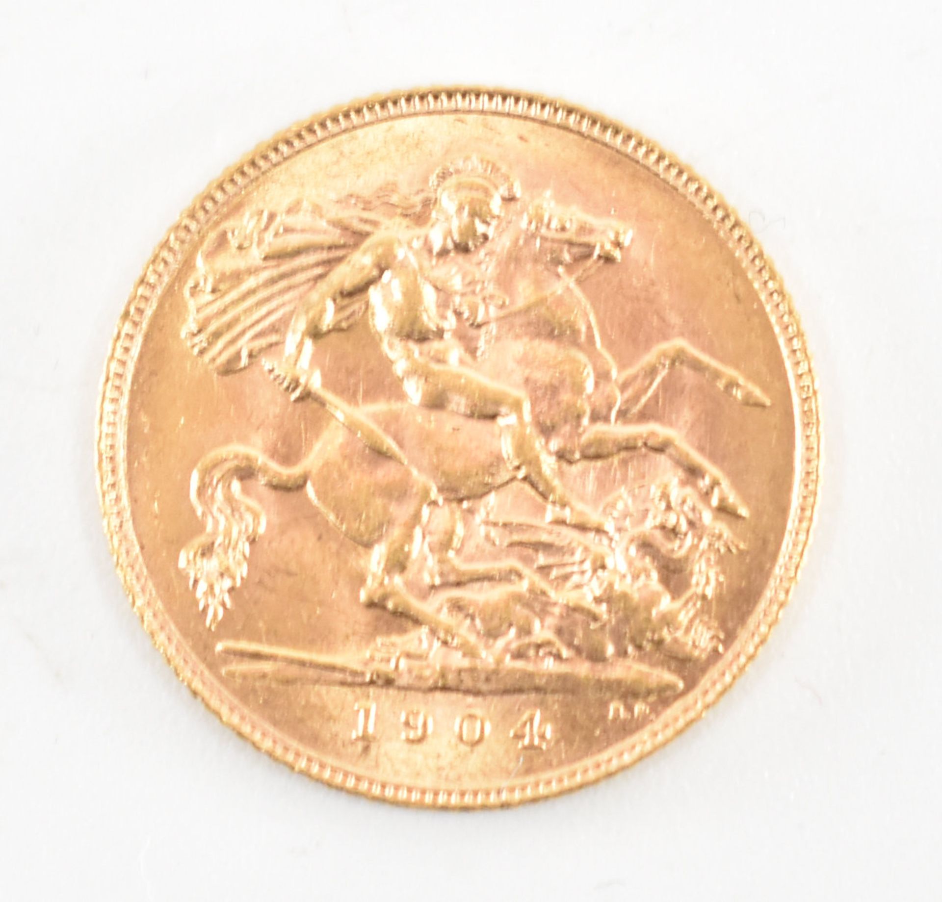 EDWARD VII 1904 22CT GOLD HALF SOVEREIGN - Image 2 of 2