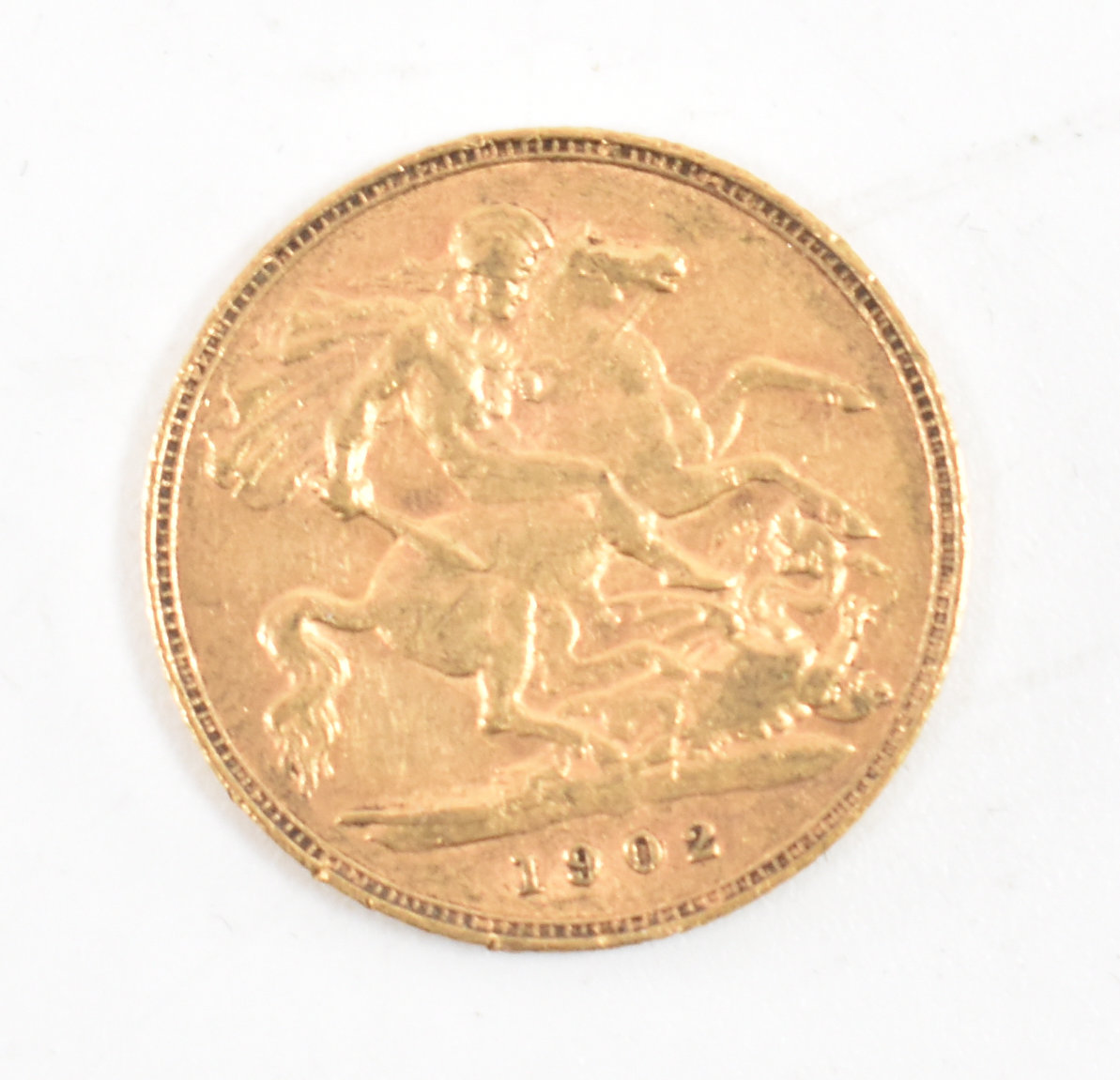 EDWARD VII 1902 22CT GOLD HALF SOVEREIGN - Image 2 of 2