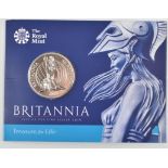 UK ROYAL MINT 2015 £50 FINE SILVER BRITANNIA BRILLIANT COIN