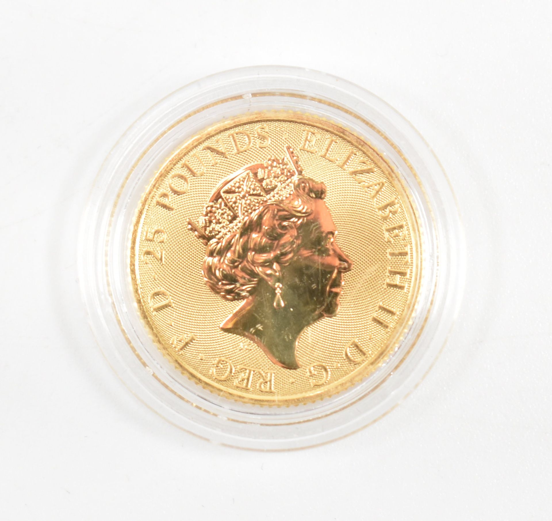 2020 1/4 OZ 22CT FINE GOLD QUEEN’S BEASTS WHITE LION OF MORTIMER BULLION COIN - Image 2 of 2