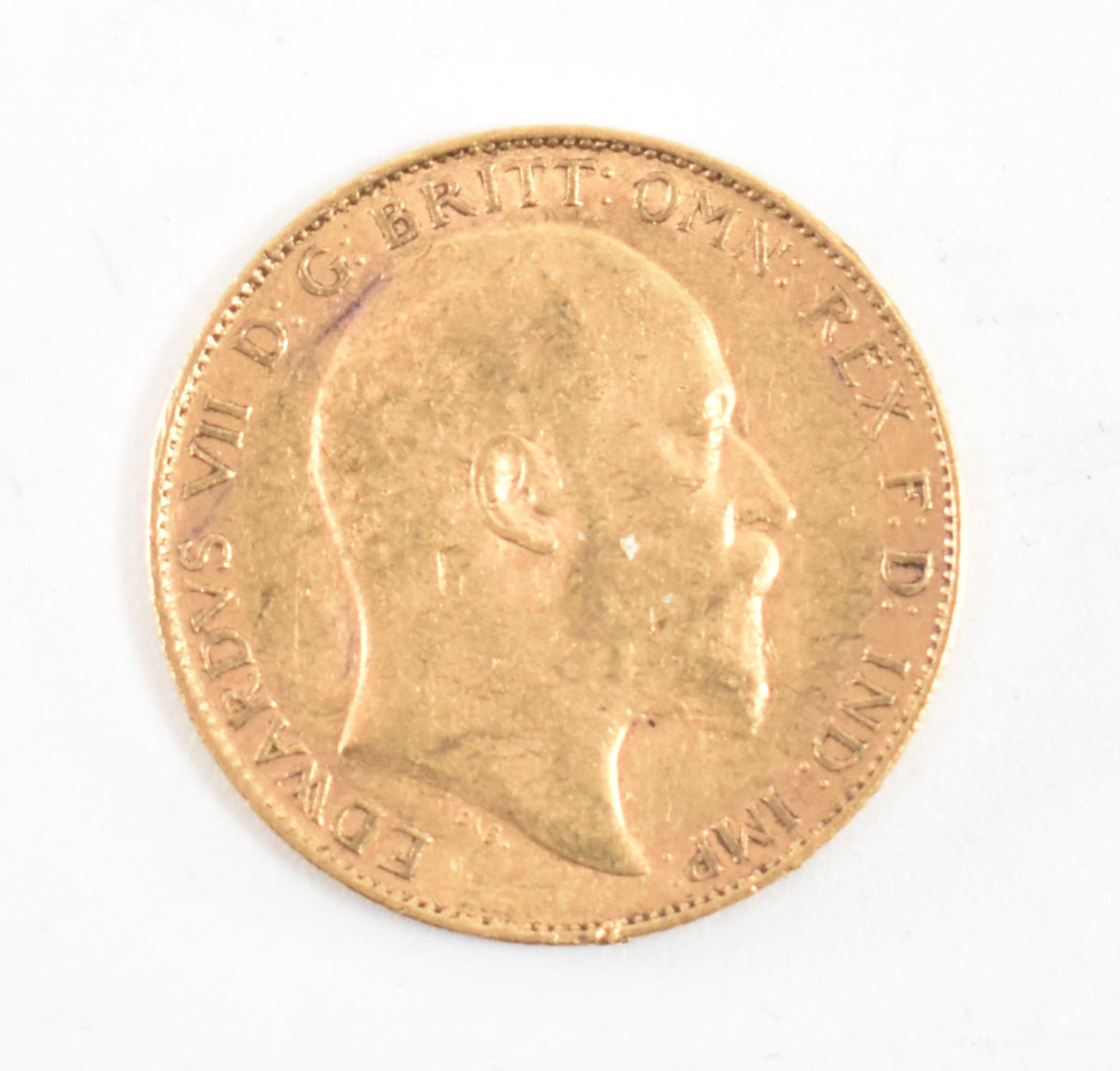 EDWARD VII 1902 22CT GOLD HALF SOVEREIGN