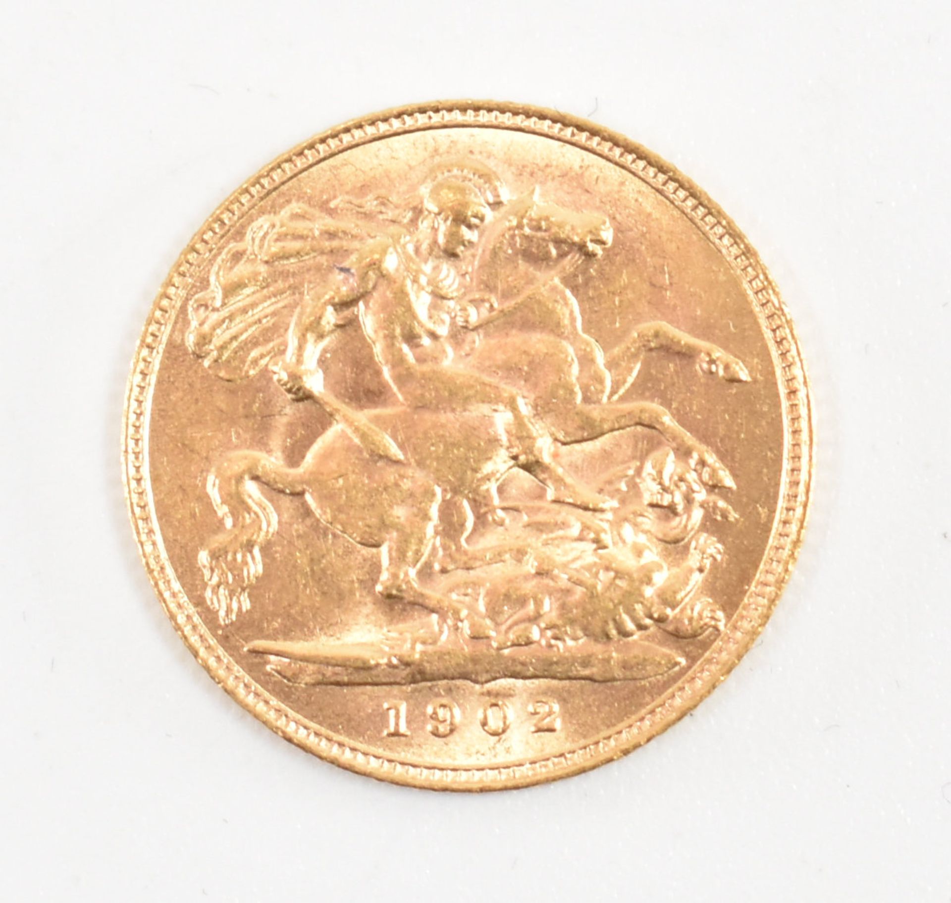 EDWARD VII 1902 22CT GOLD HALF SOVEREIGN - Image 2 of 2