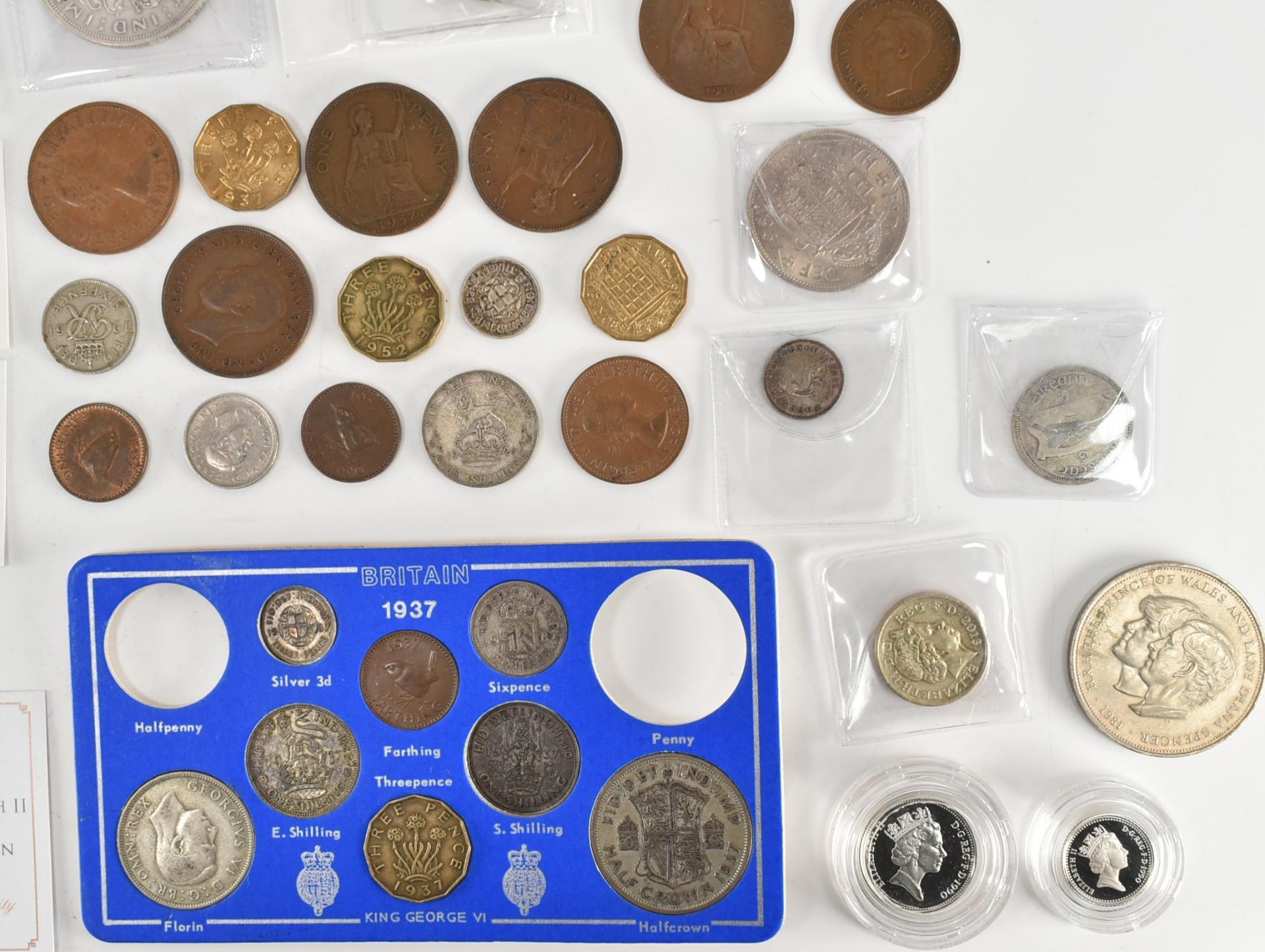 COLLECTION OF VICTORIAN & LATER SILVER & COMMEMORATIVE COINS - Image 4 of 5