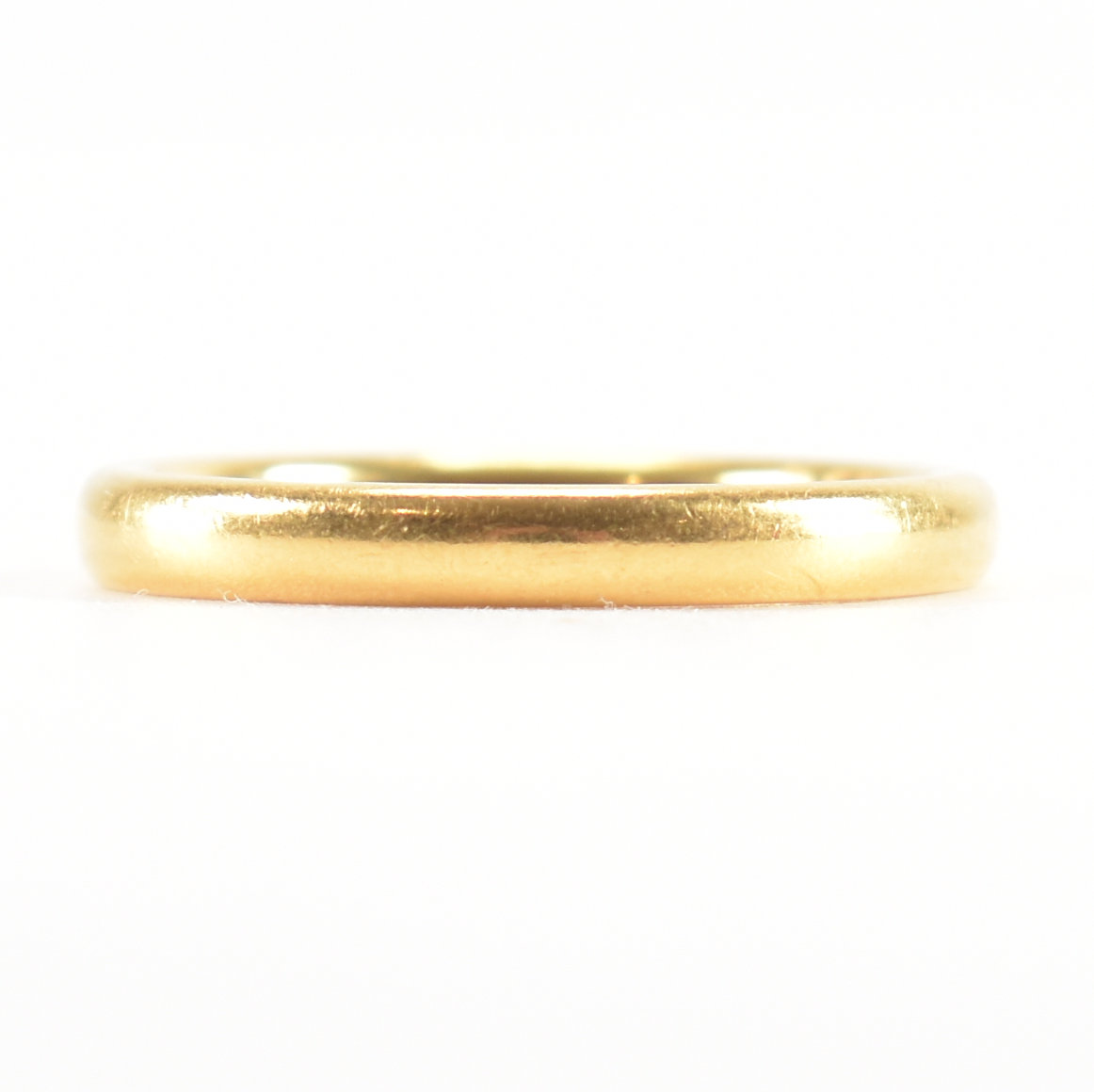 HALLMARKED 22CT GOLD WEDDING BAND RING - Image 3 of 7