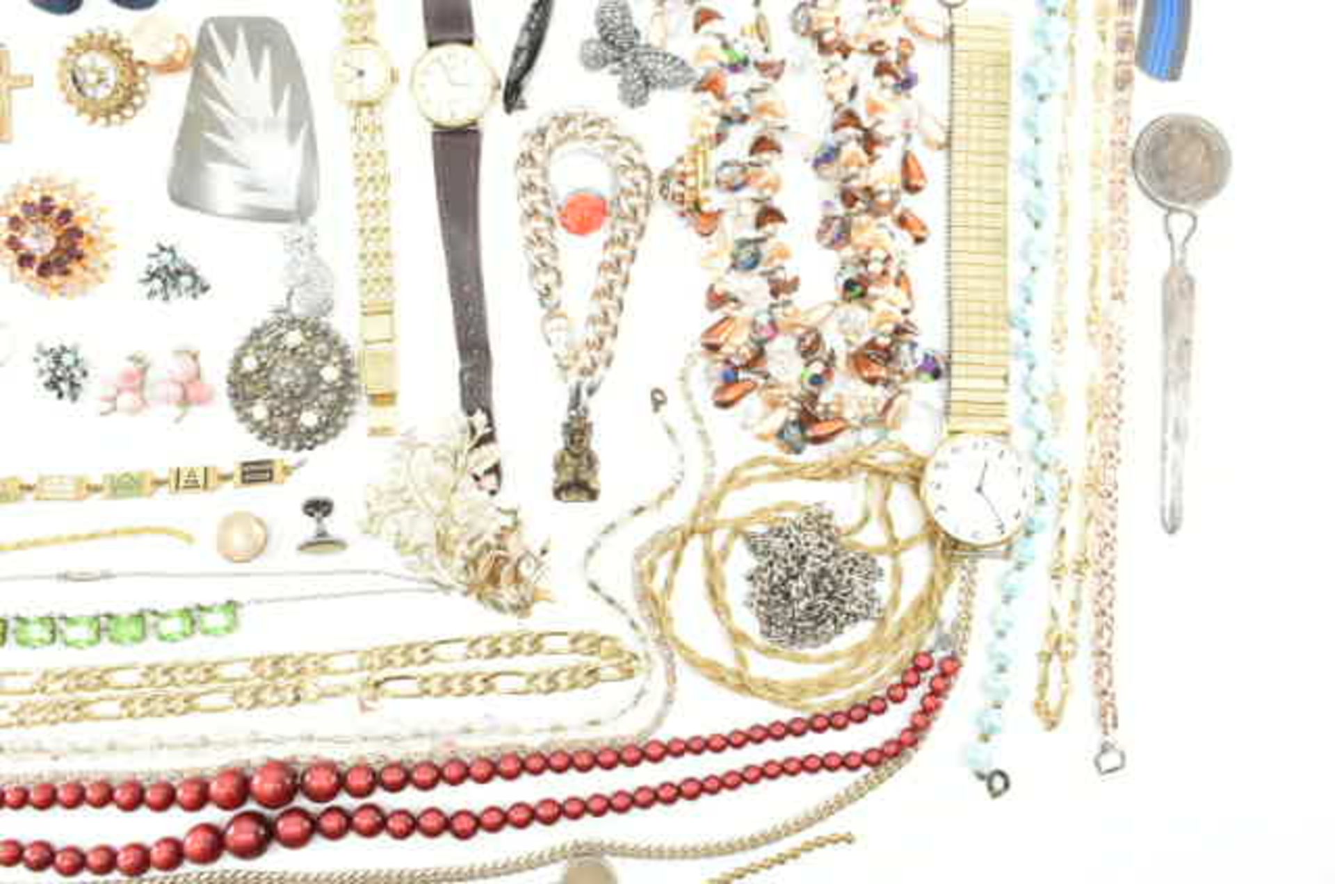 COLLECTION OF VINTAGE COSTUME JEWELLERY - Bild 8 aus 8