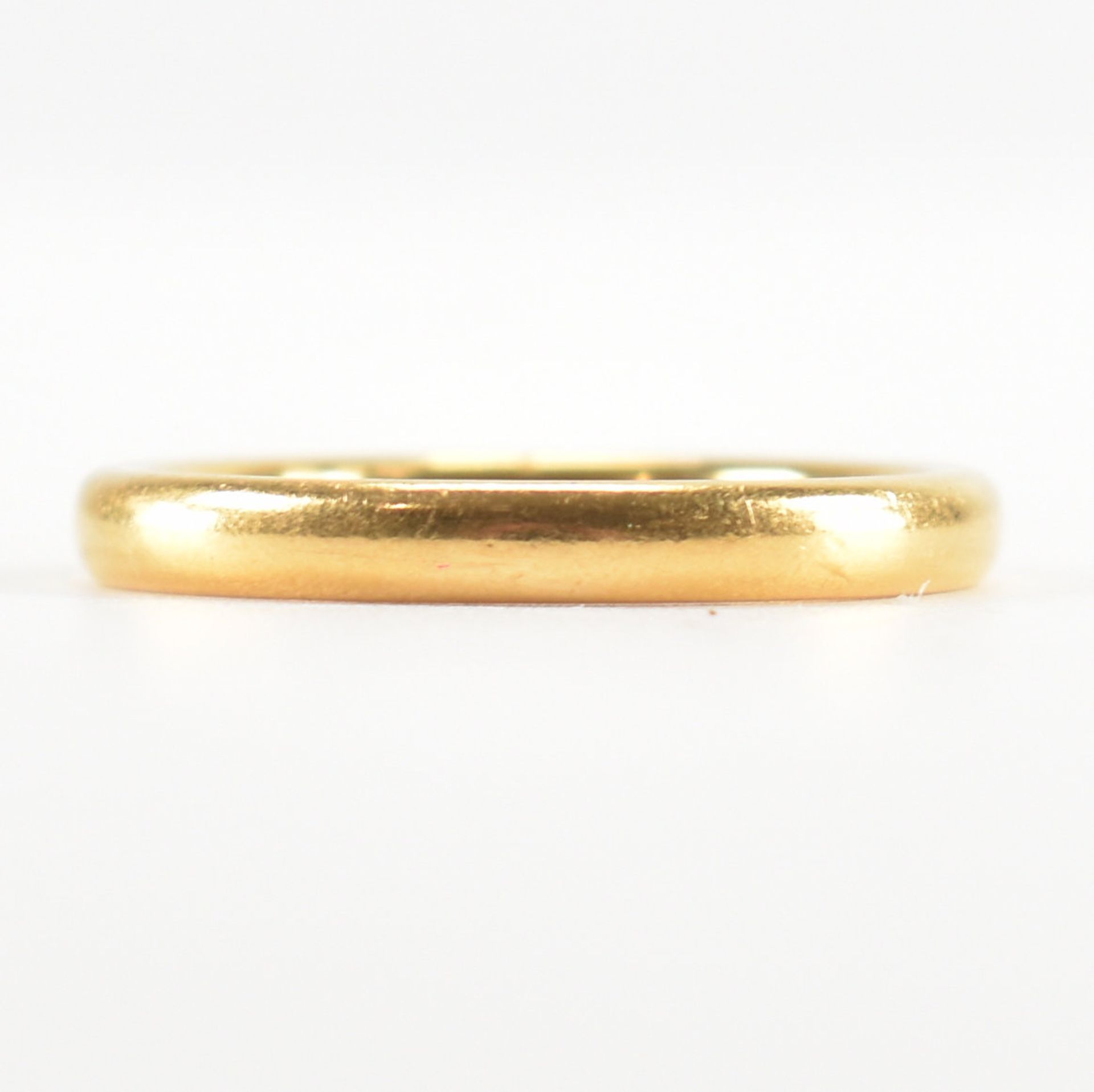 HALLMARKED 22CT GOLD WEDDING BAND RING - Bild 2 aus 7