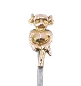 VINTAGE LINCOLN IMP BAR BROOCH