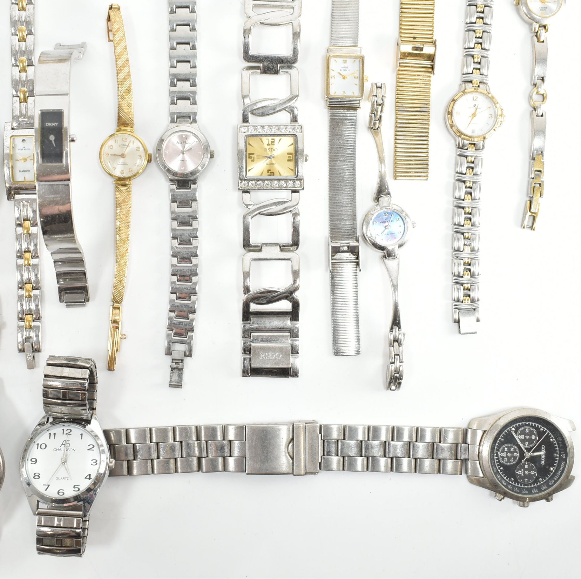 COLLECTION OF ASSORTED GOLD & SILVER TONE WRISTWATCHES - Image 4 of 17
