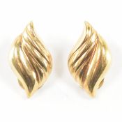 HALLMARKED 9CT GOLD CLIP ON EARRINGS