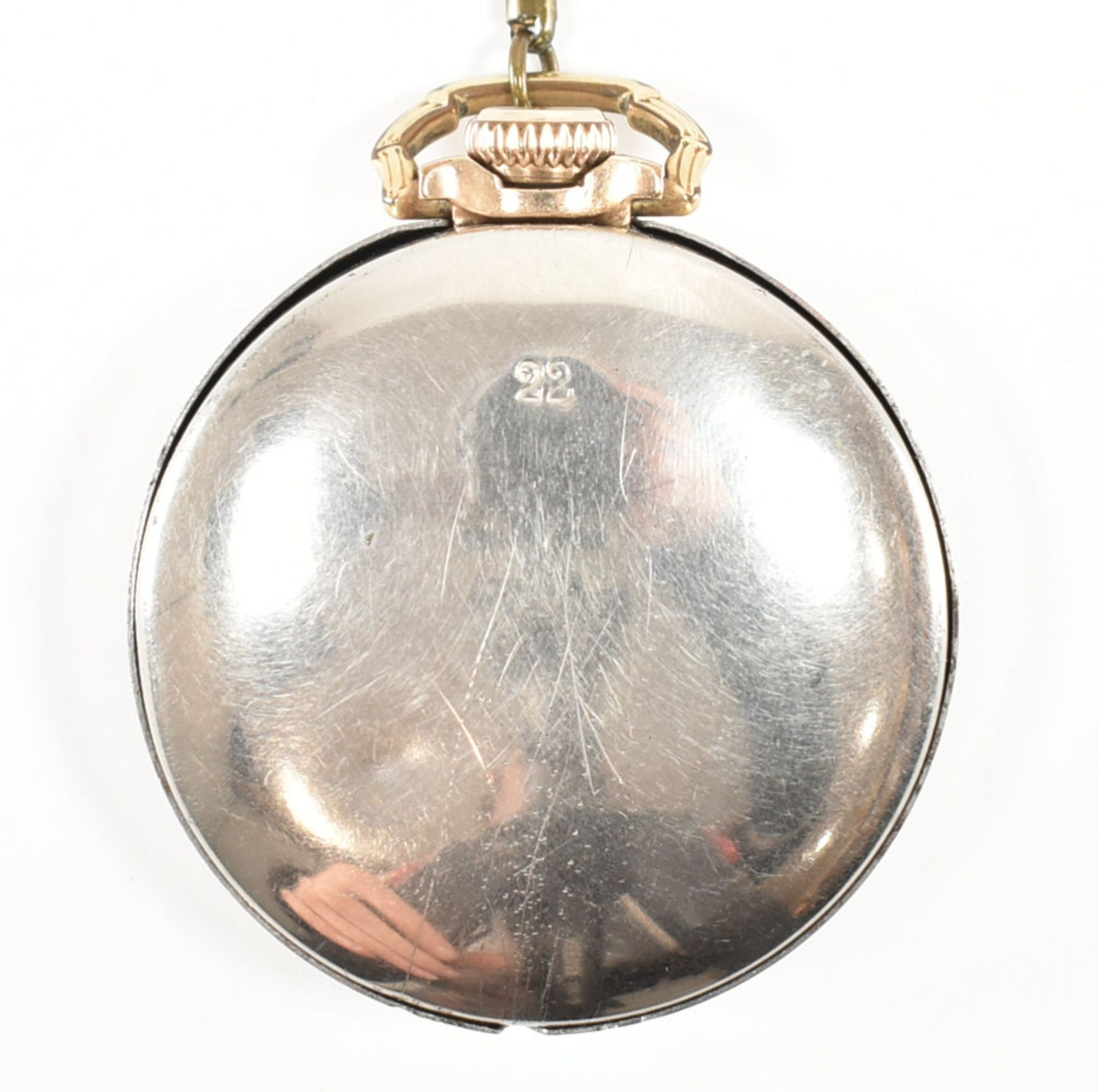 1920S ILLINOIS WATCH CO BUNN SPECIAL GOLD FILLED POCKET WATCH - Image 3 of 8