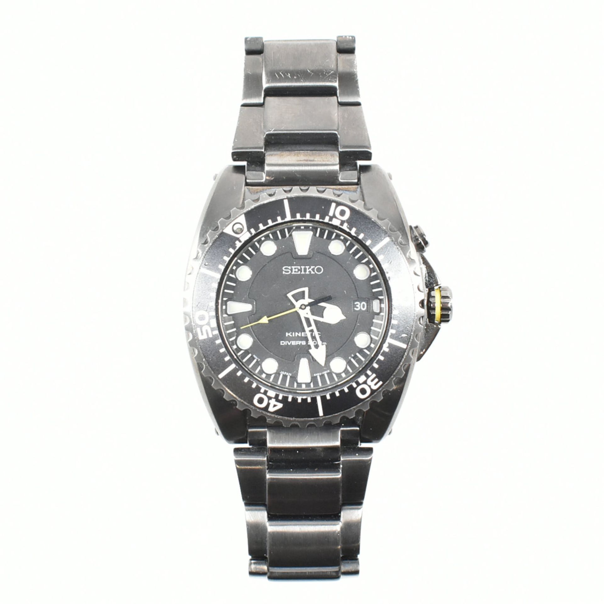 SEIKO KINETIC SCUBA DIVER'S STAINLESS STEEL WRISTWATCH - Image 2 of 6